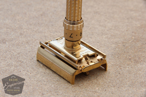 Gillette 1966 Slim Aristocrat Adjustable Safety Razor L4