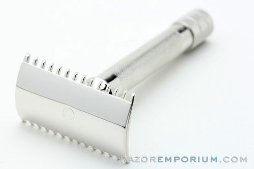 1906 Gillette Old Type Single Ring DE Safety Razor Nickel Revamp