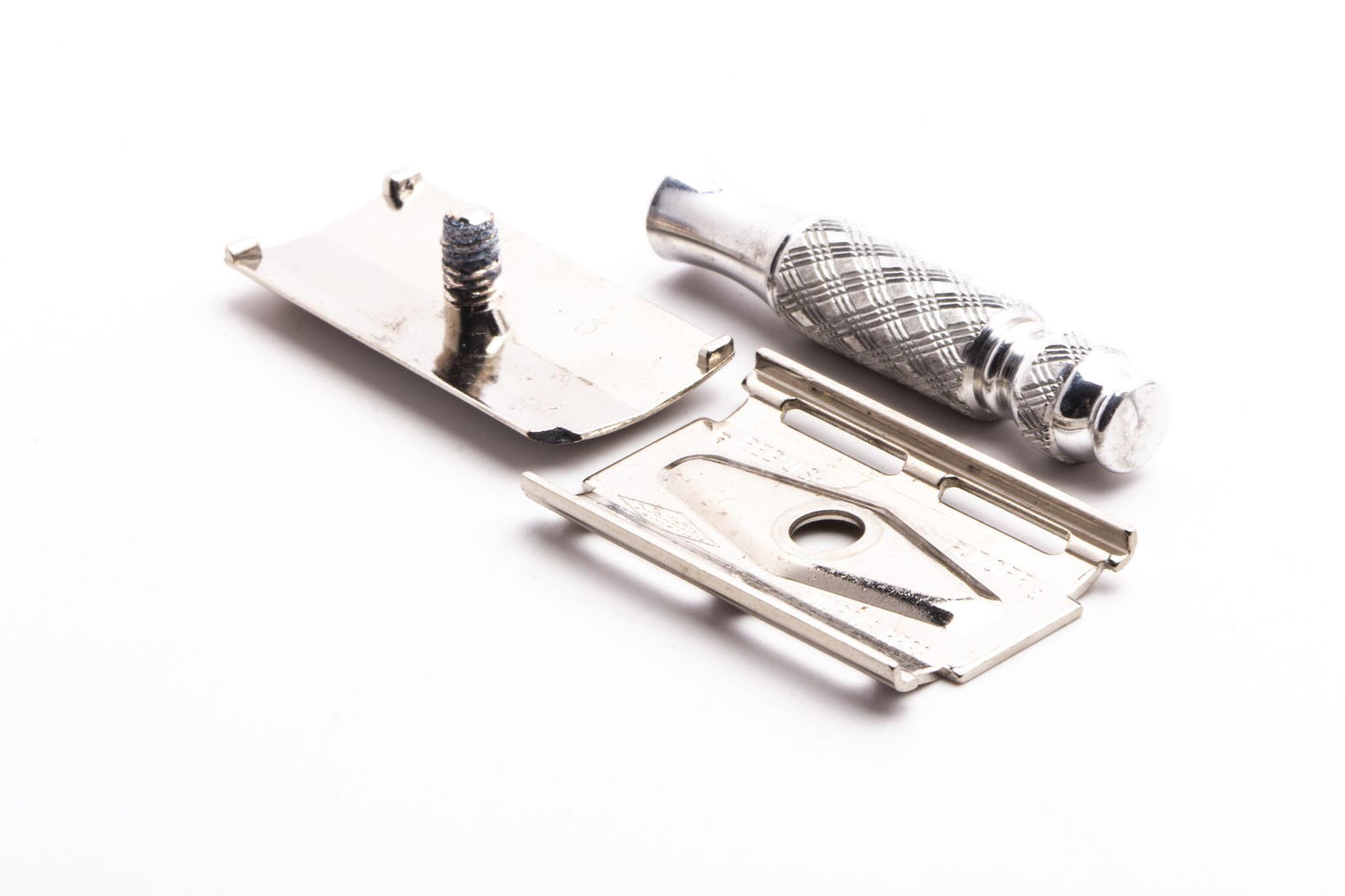 1971 R2 Gillette Ball End Travel Spiral Handle Safety Razor | Original Condition
