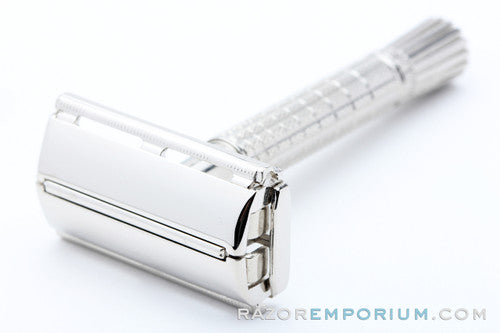 1960 Gillette Flare Tip Regular Super Speed Safety Razor Nickel Revamp