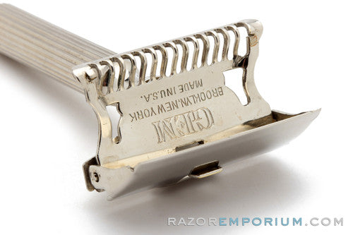1940's Gem 1912 Style Single Edge Safety Razor Set