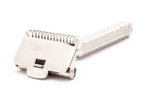1950's Star Chain Handle Single Edge Safety Razor | Nickel Revamp