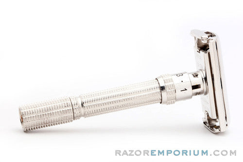 1962 Gillette Slim Adjustable Safety Razor H2 | Rhodium Revamp