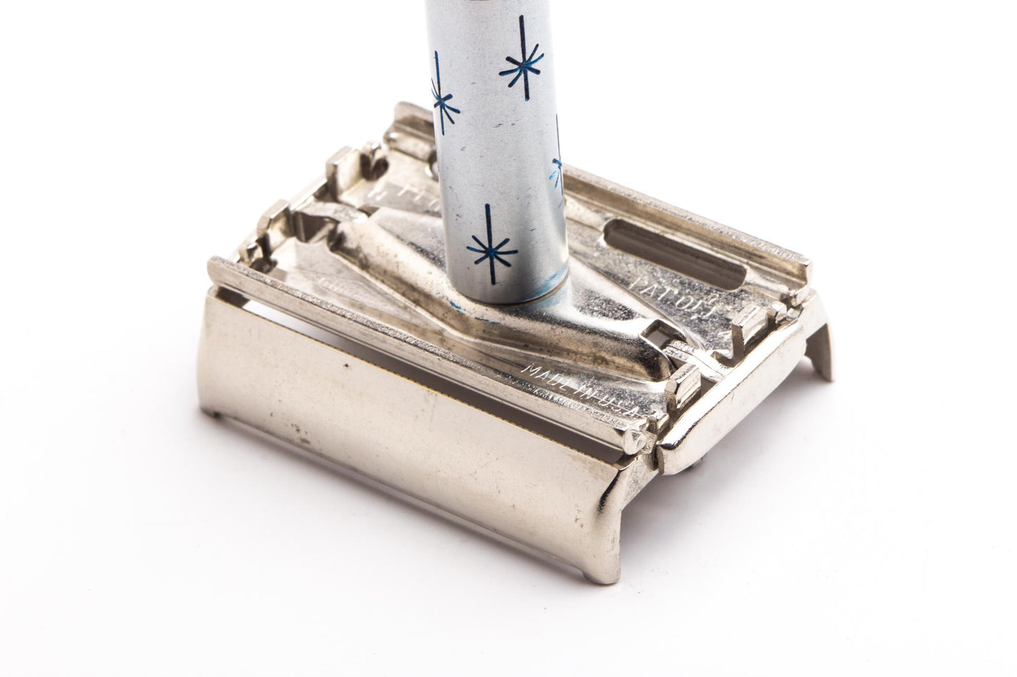 1962 H4 Gillette Blue Star Lady Gillette Double Edge Safety Razor | Original Condition