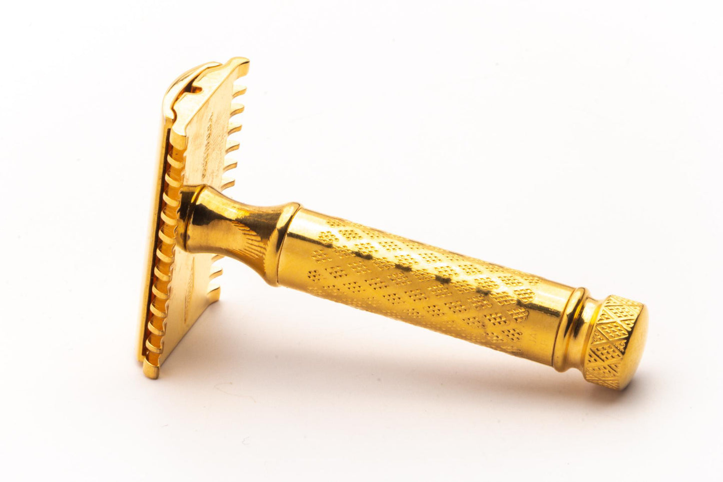 1920's Gillette Milady Decollete Double Edge Safety Razor Set | 24K Gold Revamp