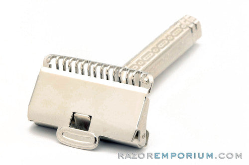 1930's Ever Ready 1912 Single Edge Safety Razor - Factory Nickel