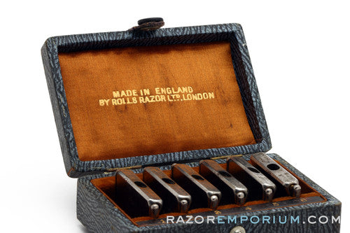 1920's Rolls Razor Single Edge Blades (6) - Made in England