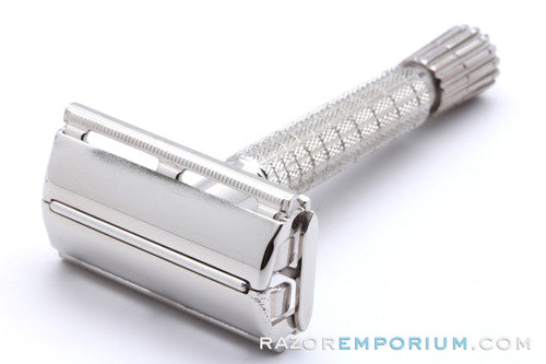1950's Gillette TTO Flare Tip Rocket DE Safety Razor Nickel Revamp