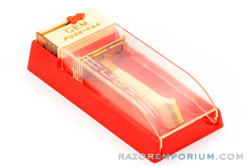 1940's GEM Featherweight Single Edge Razor Cream Bakelite Handle