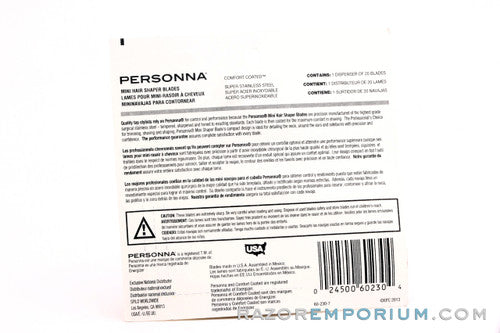 Personna Stainless Steel Injector Blades - No Key