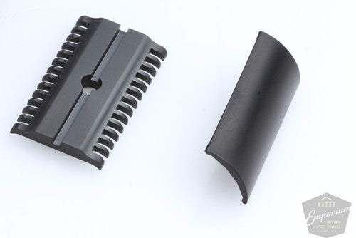 Ikon Deluxe Open Comb Black Razor Head Only