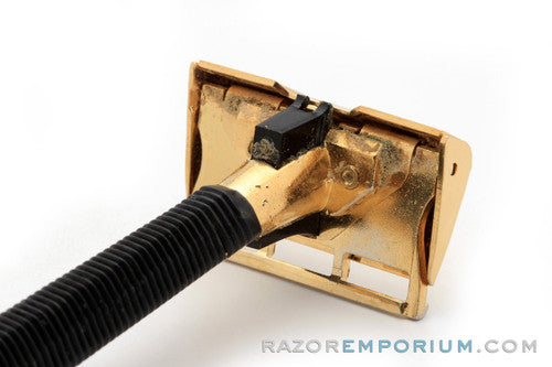 1950's Gem Push Button Single Edge Safety Razor Set