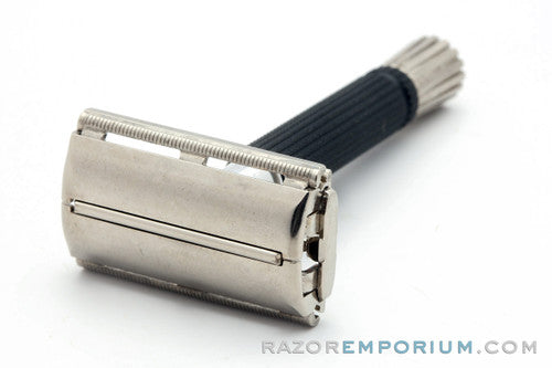1967 Gillette Black Handle TTO Super Speed Safety Razor M4