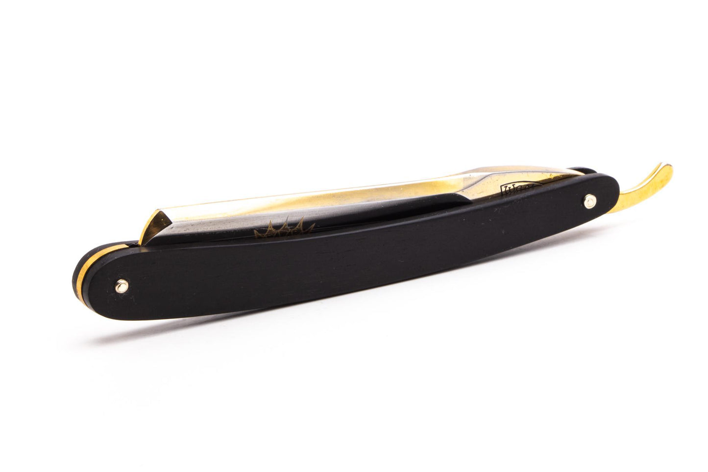6/8" Wacker Straight Razor | Black Wood Scales