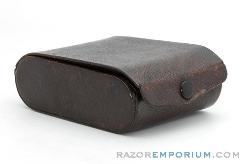 1905 Gillette Single Ring Old Type Travel Brown Combination Set Revamp