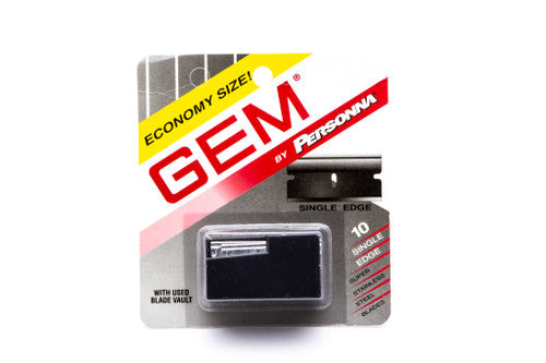 Gem Single Edge Super Stainless Steel Blades (10)