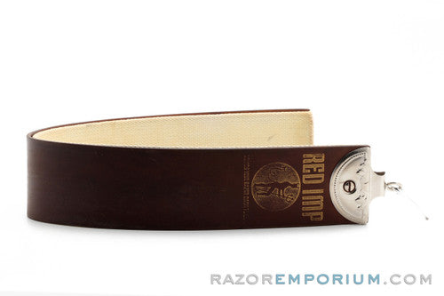 Red Imp Genuine Made in USA Straight Razor Strop & Canvas