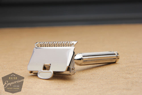 Gem 1912 Style Single Edge Safety Razor * NICKEL REVAMPED