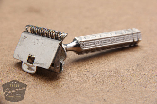 Ever-Ready 1912 Style Single Edge Safety Razor in Chrome Case