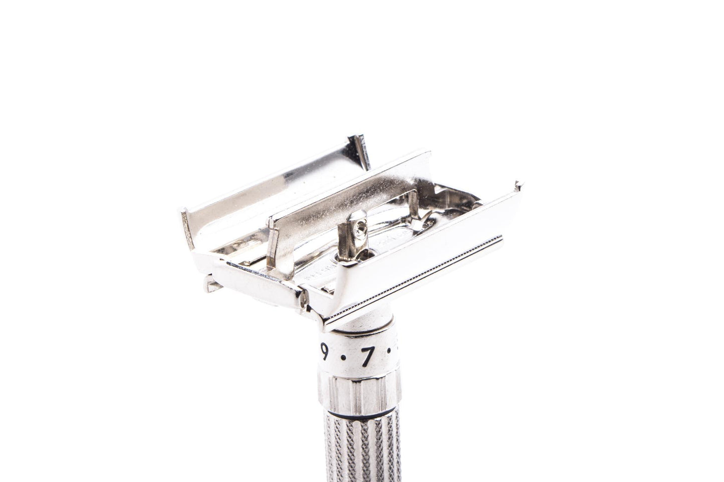 1960 F3 Gillette Fatboy Adjustable TTO Double Edge Safety Razor | Factory Nickel Revamp