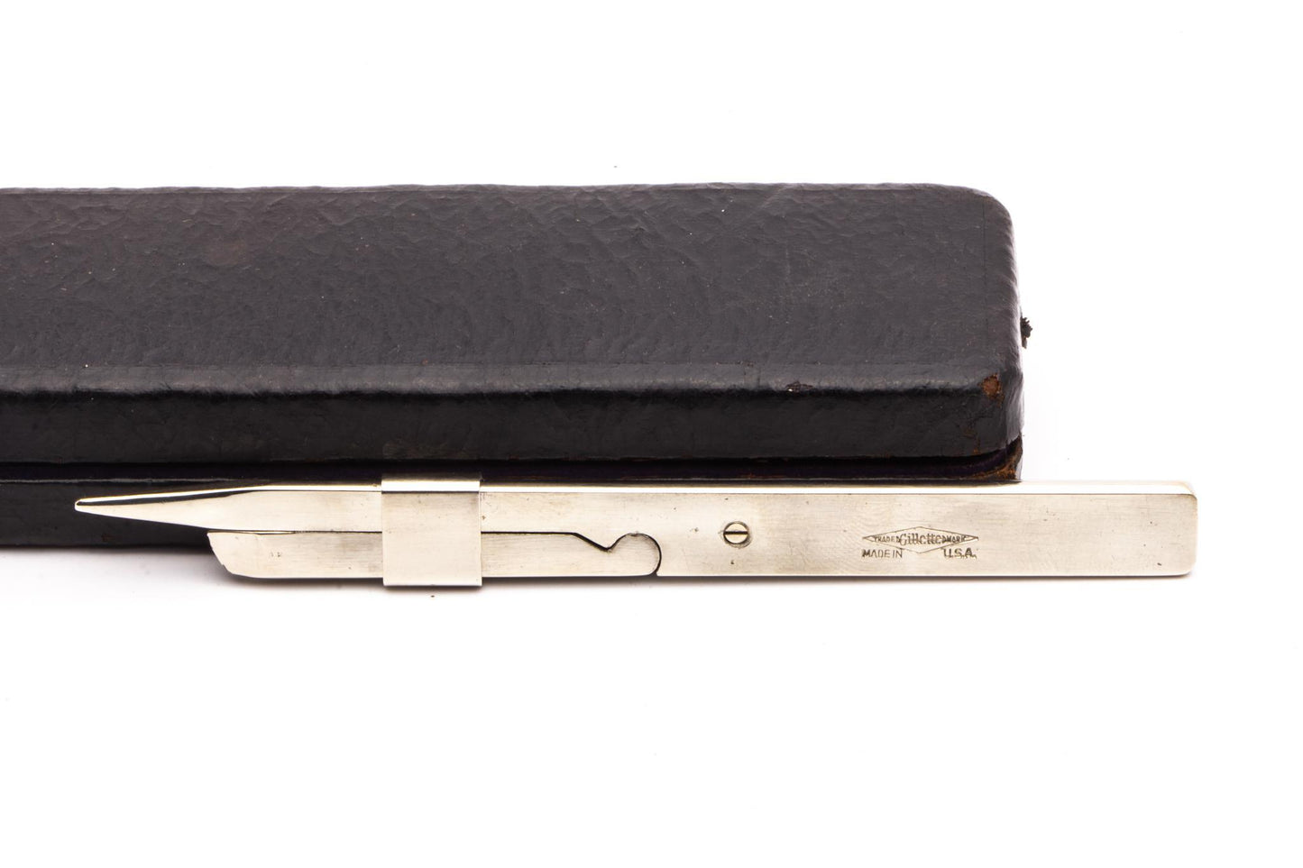 1920's Gillette Safety Razor Co. Office Knife with Leather Case & Blades | Original Condition