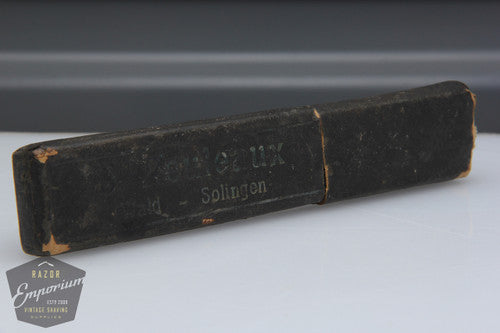 5/8" J. Reuleaux Straight Razor Half Hollow in Original Case || Solingen, Germany