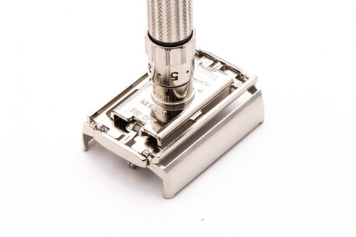 1959 E4 Gillette Fatboy Adjustable Double Edge Safety Razor | Original Condition