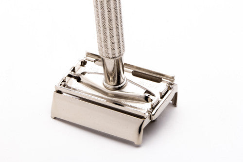 1960 F2 Gillette Flare Tip Super Speed Double Edge Safety Razor | Factory Nickel Revamp