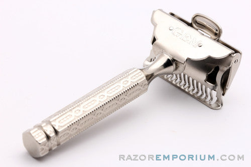 1930's Gem Junior Single Edge Safety Razor / Factory Nickel Revamp