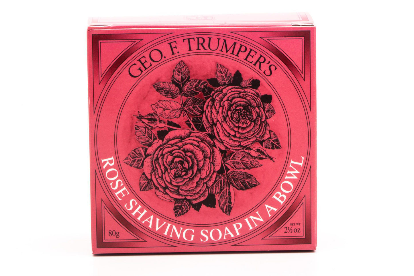 Geo F. Trumper | Rose Hard Shaving Soap in Wooden Bowl