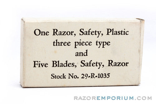 1940's WWII Military Simplex DE Safety Razor Travel Set