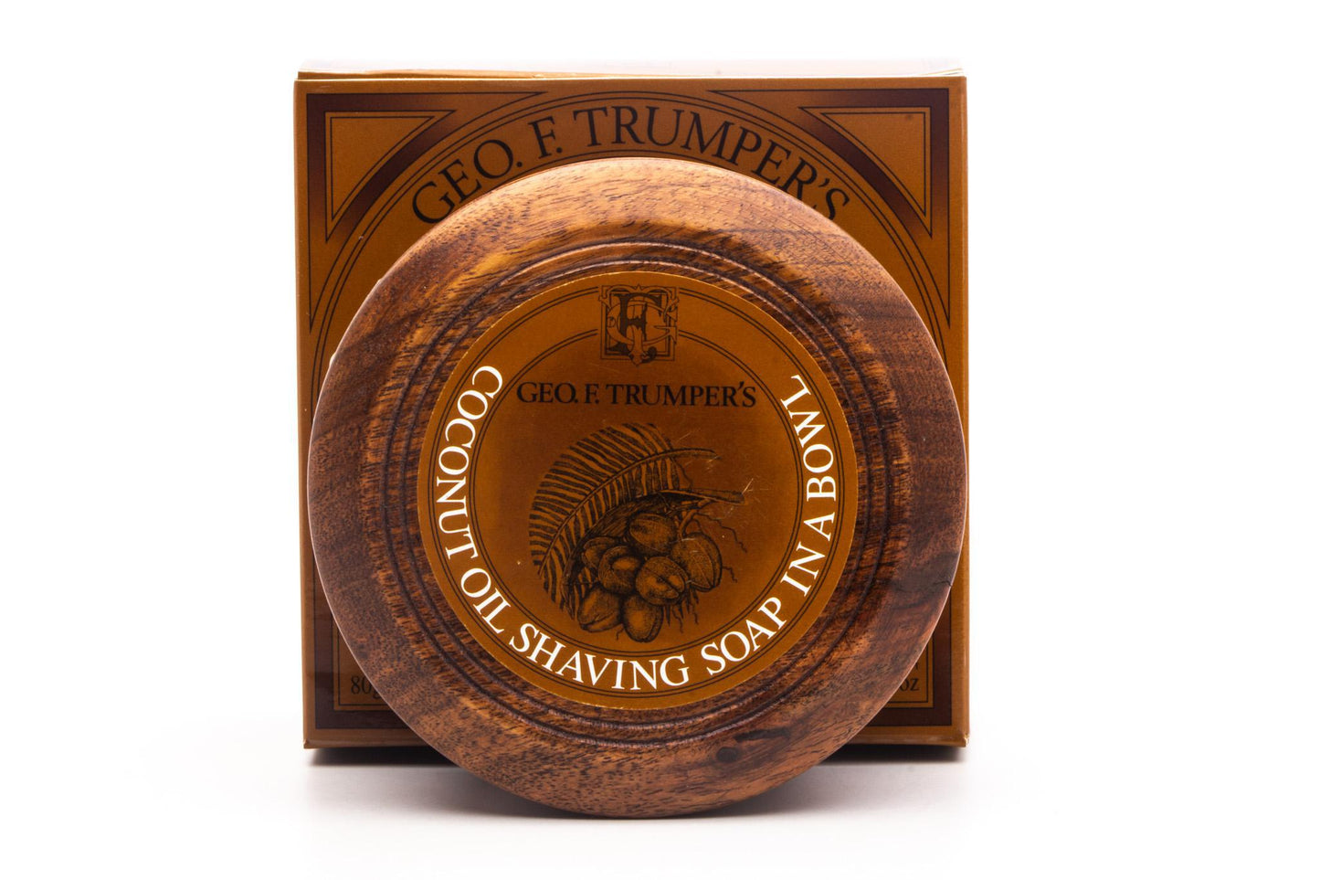 Geo F. Trumper | Coconut Oil Hard Shaving Soap in Wooden Bowl