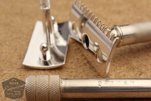 Gillette 1904 Double Ring Old Type * Silver REVAMPED