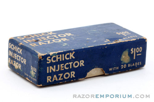 1950's Eversharp Schick Gold SE Injector Razor with Box