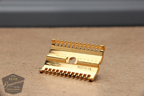 Gillette 1930's NEW Long Comb Guard ** 24K Gold REVAMPED