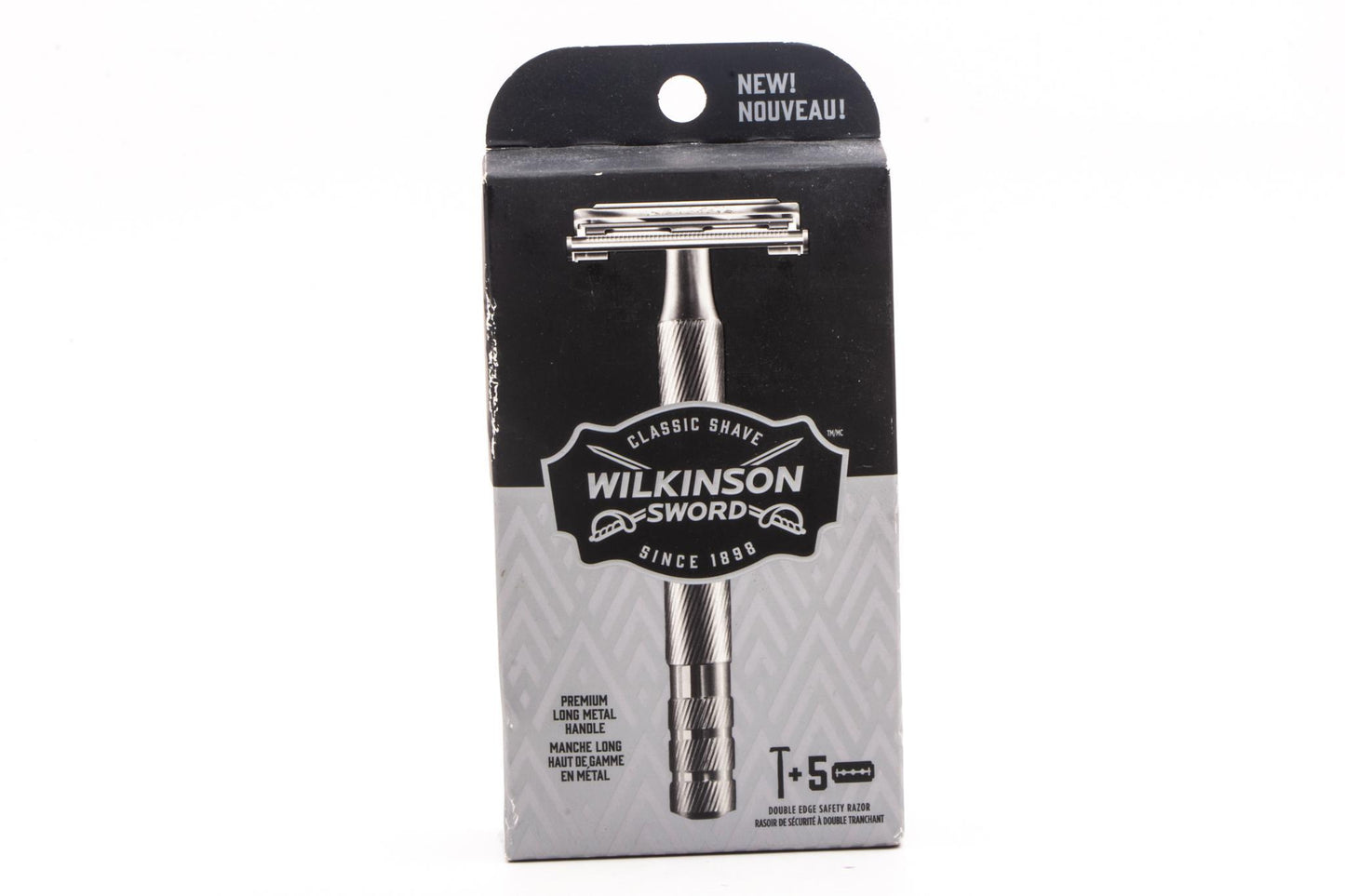 Wilkinson Sword | Long Handle Barber Pole TTO Double Edge Safety Razor