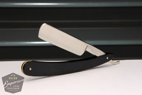 6/8" Geneva Cutlery Hollow Ground | USA w/ Black Scales