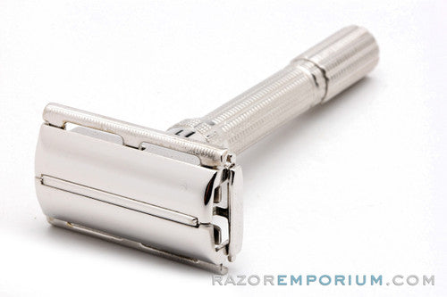 1962 Gillette Slim Adjustable DE Safety Razor H1 | Rhodium Revamp