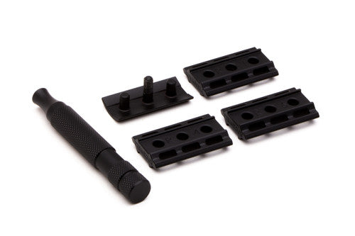 Rockwell 6S Matte Black Adjustable Double Edge Safety Razor