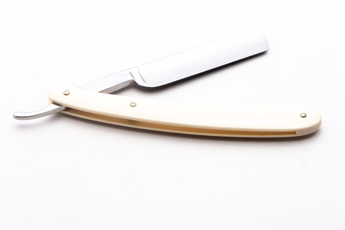 5/8" Boker White Edelweiss Round Tip Straight Razor