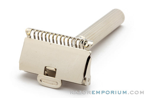 1930's Gem 1912 Style Damaskeene Single Edge Safety Razor