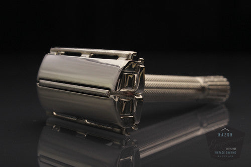 Gillette 1958 T.V. Super Speed Safety Razor * Nickel REVAMPED