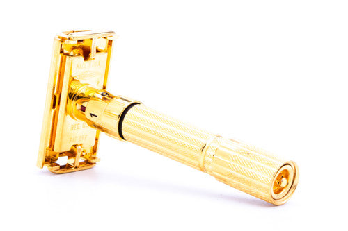 1961 G2 Gillette TTO Fatboy Adjustable Double Edge Safety Razor | 24K Gold Revamp