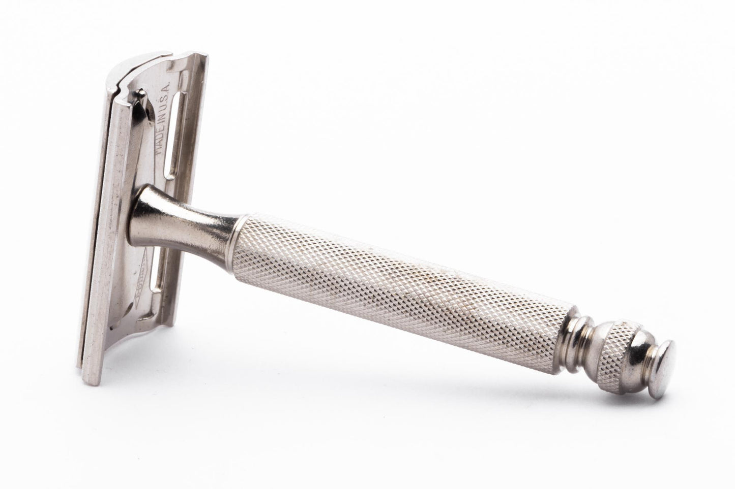 1958 D4 Gillette Ball End Tech 3 Piece Safety Razor | Original Condition