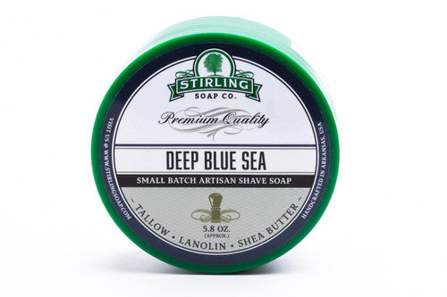 Stirling Soap Co | Deep Blue Sea Shave Soap