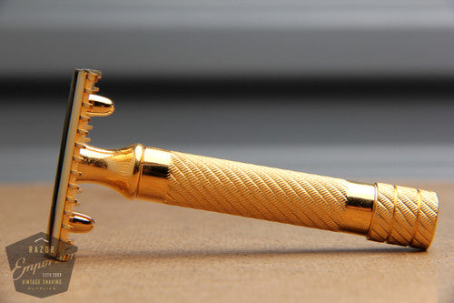 Gillette 1921 Bulldog Old Style * 24K Gold REVAMP