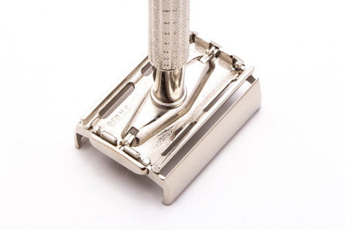 1956 B1 Gillette TTO Flare Tip Super Speed Double Edge Razor | Factory Nickel Revamp