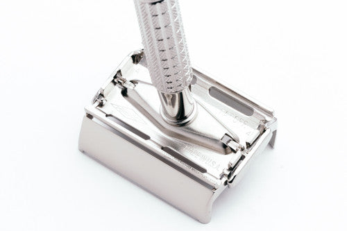 1955 A4 Gillette Flare Tip TTO Super Speed Double Edge Safety Razor | Factory Nickel Revamp