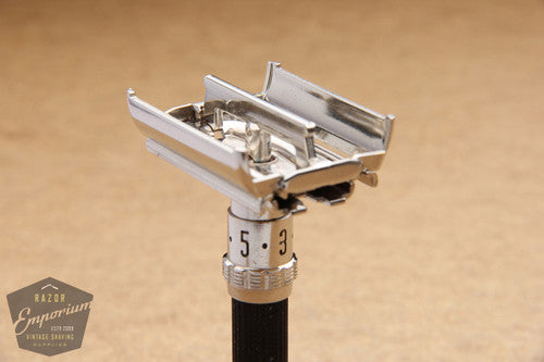 Gillette 1970 Super Adjustable Safety Razor P3 - Short Handle