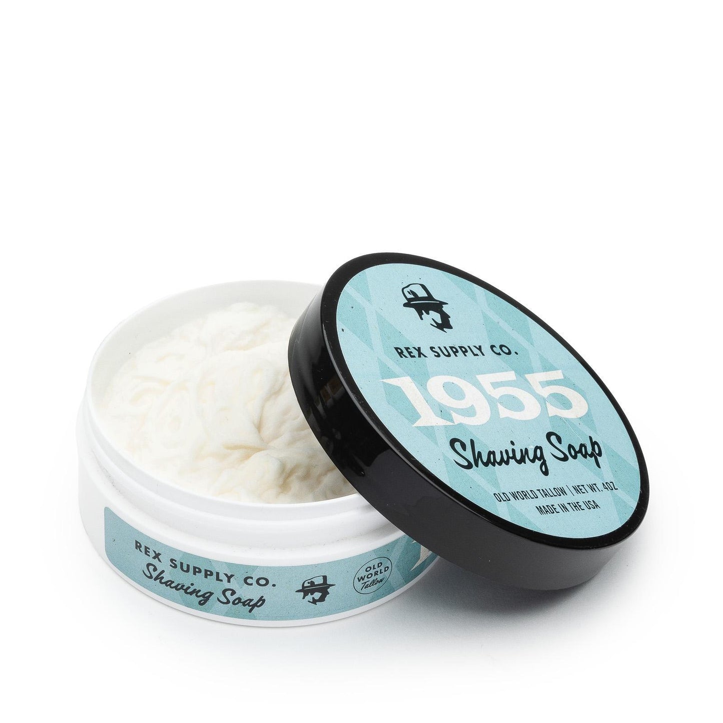 Rex Supply Co. | 1955 Old World Tallow Shaving Soap